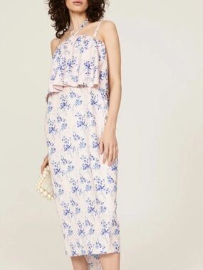 Revolve Osman Yousefada floral midi dress